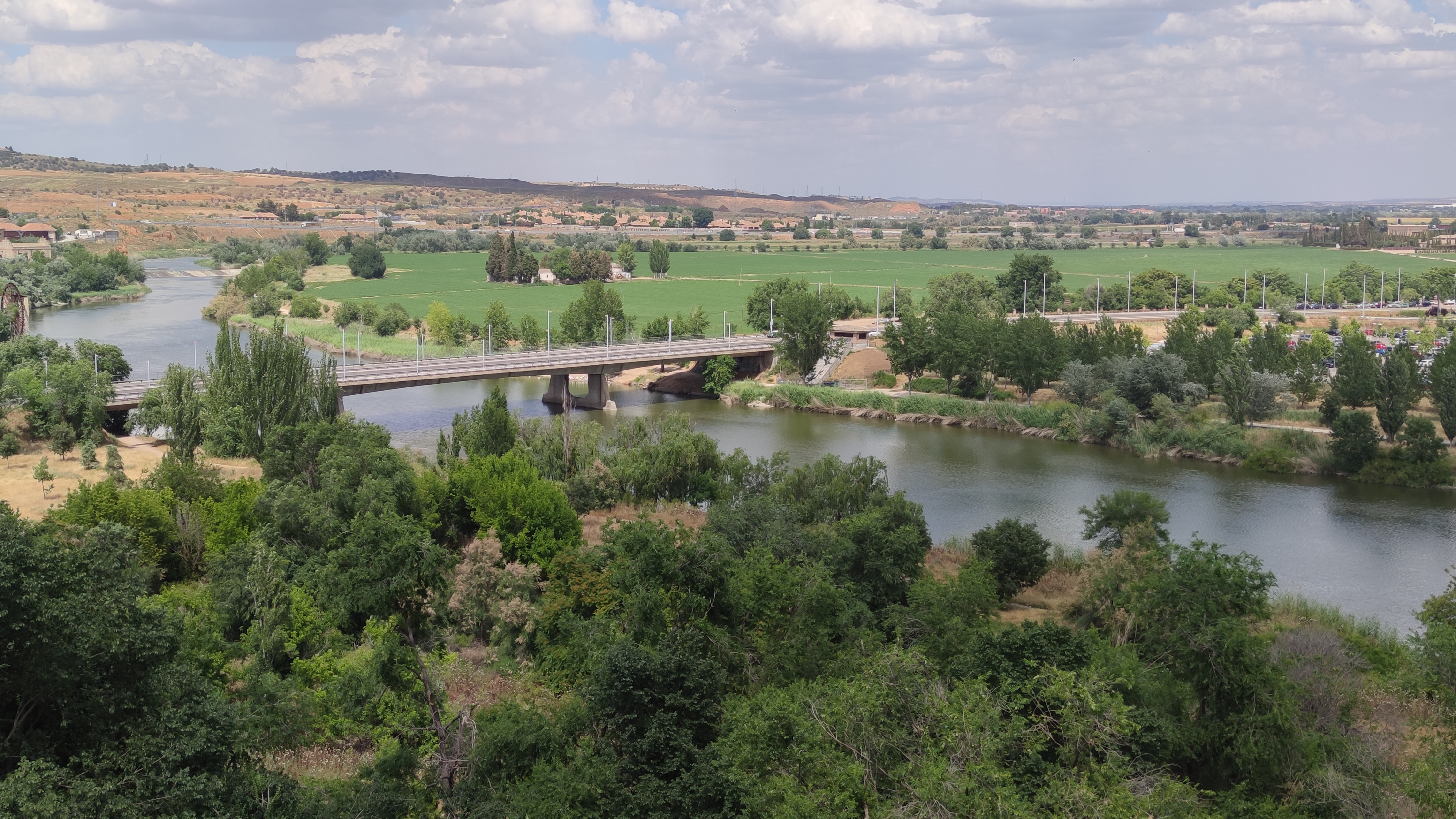 Río Tajo antes de llegar a Toledo